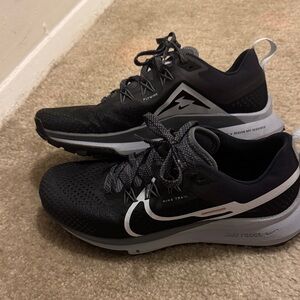 Nike Black and Gray Trail Shoes